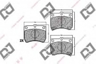 Комплект тормозных колодок DJ PARTS BP1296
