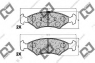 Комплект тормозных колодок DJ PARTS BP1368