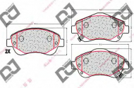 Комплект тормозных колодок DJ PARTS BP1771