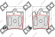 Комплект тормозных колодок DJ PARTS BP1872
