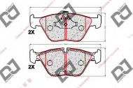 Комплект тормозных колодок DJ PARTS BP1885
