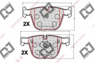 Комплект тормозных колодок DJ PARTS BP1888