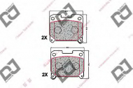 Комплект тормозных колодок DJ PARTS BP1583