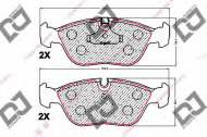 Комплект тормозных колодок DJ PARTS BP1900