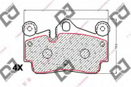 Комплект тормозных колодок DJ PARTS BP1911