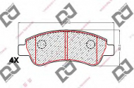 Комплект тормозных колодок DJ PARTS BP1972