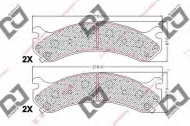 Комплект тормозных колодок DJ PARTS BP2037