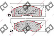 Комплект тормозных колодок DJ PARTS BP2053