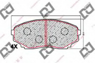 Комплект тормозных колодок DJ PARTS BP1676