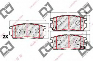 Комплект тормозных колодок DJ PARTS BP2063