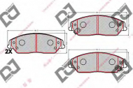 Комплект тормозных колодок DJ PARTS BP2104