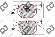 Комплект тормозных колодок DJ PARTS BP2112