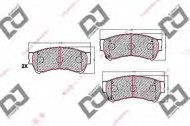 Комплект тормозных колодок DJ PARTS BP1714