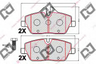 Комплект тормозных колодок DJ PARTS BP2126