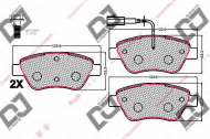 Комплект тормозных колодок DJ PARTS BP2130