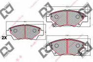 Комплект тормозных колодок DJ PARTS BP2139