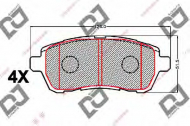 Комплект тормозных колодок DJ PARTS BP2142