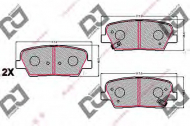 Комплект тормозных колодок DJ PARTS BP2154