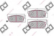 Комплект тормозных колодок DJ PARTS BP1593