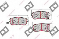 Комплект тормозных колодок DJ PARTS BP1598