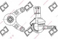 Шарнир DJ PARTS DB1055