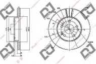 Тормозной диск DJ PARTS BD1118