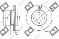 Тормозной диск DJ PARTS BD2040