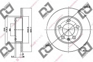 Тормозной диск DJ PARTS BD1177