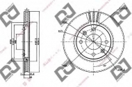 Тормозной диск DJ PARTS BD1183