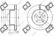 Тормозной диск DJ PARTS BD1203