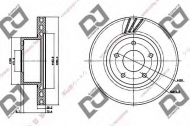 Тормозной диск DJ PARTS BD1219