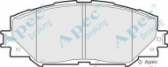 Комплект тормозных колодок APEC braking PAD1593