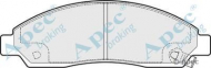 Комплект тормозных колодок APEC braking PAD1640