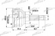Шарнирный комплект PATRON PCV1059