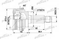 Шарнирный комплект PATRON PCV1084