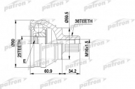 Шарнирный комплект PATRON PCV1119