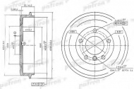 Тормозный барабан PATRON PDR1035