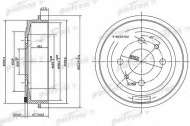 Тормозный барабан PATRON PDR1045