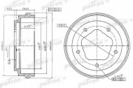 Тормозный барабан PATRON PDR1062
