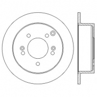 Тормозной диск BENDIX 562552BC