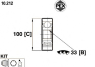 Шарнир PEX 10.212