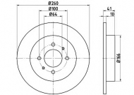 Тормозной диск HELLA 8DD 355 114-951
