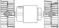 вентилятор BEHR HELLA SERVICE 8EW 351 029-041