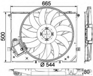 Вентилятор BEHR HELLA SERVICE 8EW 351 040-091