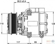 Компрессор BEHR HELLA SERVICE 8FK 351 109-201