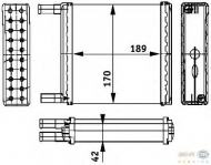 Теплообменник BEHR HELLA SERVICE 8FH 351 311-451