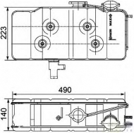 Резервуар BEHR HELLA SERVICE 8MA 376 705-211