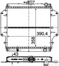Теплообменник BEHR HELLA SERVICE 8MK 376 716-391