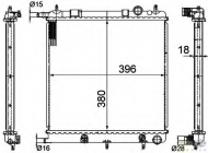 Теплообменник BEHR HELLA SERVICE 8MK 376 718-621