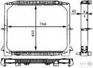 Теплообменник BEHR HELLA SERVICE 8MK 376 721-571